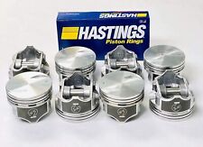 Speed Pro Hypereutectic Coated Flat Top Pistons8moly Rings Chevy 454 7.4l 030