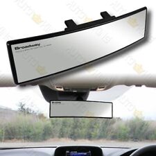 Universal Convex 270mm Wide Broadway Clear Interior Clip On Rear View Mirror