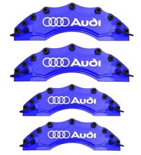 For Audi Blue Brake Caliper Covers With White Logo Universal Set Of 4