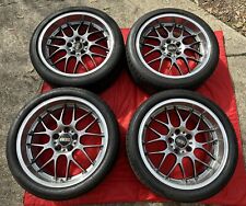 Bbs Rs-gt Wheels Staggered 19 Inch Rs922h Rs947h 5 X 120 Bmw Corvette Rims