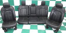 16 F-150 Crew Platinum Ebony Leather Heat Cool Memory Buckets Backseat Seat Set