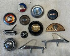 1940s Car Parts Accessories Rare Hood Ornaments Horn Button Mercury Nash Chevy
