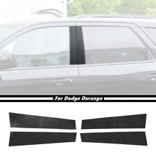 For 2011-2024 Dodge Durango Carbon Fiber Look Door Window Pillar Post Trim Decal
