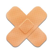 X Cross Shaped Funny Band Aid Bandage Dent Ding Scratch Car Vinyl Decal Sticker