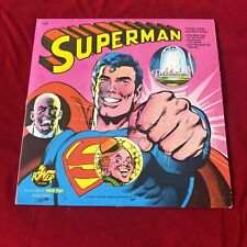 Superman Vinyl Lp Record 1975 Three Adventures 8169 Power Records