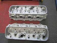Vintage Aluminum Bbc Cylinder Heads Used Pair Gm 3946074 Dated