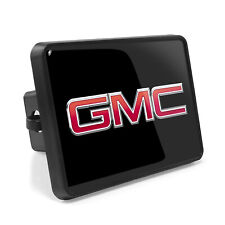 Gmc Logo Uv Resistant Graphic Black Metal Plate On Abs Plastic Tow Hitch Cover