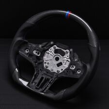Real Carbon Fiber Flat Customized Sport Steering Wheel G20 M3 3-series Wheated
