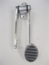 Polished Billet Aluminum Oval Gas Pedal W Six Rubber Inserts 2-78 Street Rod