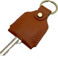 Genuine Leather Key Ringkey Holderkey Sleeve For Menwomenstylish Key Cover F