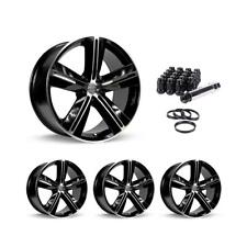 Wheel Rims Set With Black Lug Nuts Kit For 18-24 Gmc Terrain P812657 17 Inch