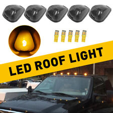 5x Amber Led Cab Roof Marker Lights Kit For 99-16 Ford F250 F350 F450 Super Duty