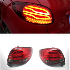 Pair Led Taillights Rear Lamp For Peugeot 206 Led Tail Lamps 1998-2010 Dark Red