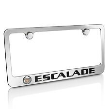 Cadillac Escalade Chrome Metal License Plate Frame