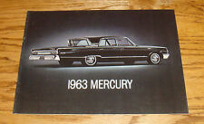 Original 1963 Mercury Full Size Car Sales Brochure 63 Monterey S-55 Colony Park