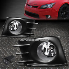 For 11-13 Scion Tc Clear Lens Bumper Fog Light Replacement Lamp Wbezelswitch