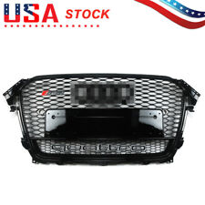 For Audi A4 S4 B8.5 Rs4 Style 2013-2015 2014 Mesh Grille Front Grill W Quattro