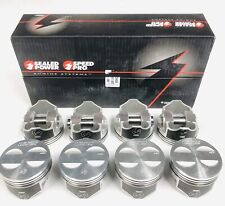 Speed Pro Forged Coated Flat Top 4vr Pistons Set8 For Ford Sb 289 302 5.0l 020