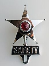 Red Light Safety Star License Plate Topper 12v Fit Any American Or Vw Classic