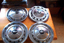 Oe Vintage Set Of 4 57 Chevy 14 Inch Wheelcovers Nice Survivors