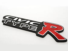 Civic Type R Emblem Logo Badge Sticker Decal Jdm For Honda New Abs Plastic
