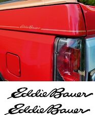 6 Eddie Bauer Ford Bronco Explorer Pinstripe Decal Sticker Emblem Set