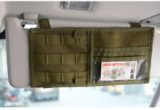 Tactical Molle Truck Car Large Sun Visor Organizer Pouch Board Storage Cover Bag