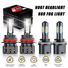 For 1999-2004 Ford Mustang Headlight Bulbs Fog Light Bulbs 6000k Kit 4pcs