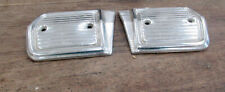 1962 64 Chevy Ii Nova Ss Real Gm Back Up Light Delete Metal Covers Nos 4 Speed