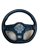 2017 Volkswagen Jetta Gli Black Leather Steering Wheel Oem