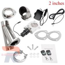 2inch Electric Exhaust Valve Cutout E-cut Out Y Pipe Kit Set With Remote Control
