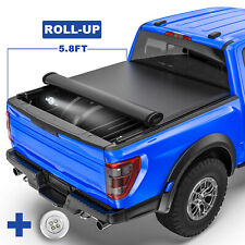 5.8 Roll-up Short Truck Bed Tonneau Cover For 07-13 Chevy Silverado Gmc Sierra