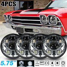 4pcs 5.75 Led Headlights Hilo Beam For Chevy Impala 1958-1976 Chevelle 1964-70