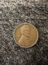 1947 Lincoln Wheat Penny No Mint Mark