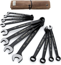 Combination Wrenches12-piece Metric Wrench Set 8-19mm Tough Black With Wax Ca