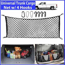Trunk Cargo Net Car Nylon Elastic Mesh Organizer Truck Suv Universal 4 Hook Rear