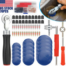 70pcs Tire Repair Kit Flat Punctures For Car Truck Motorcycle Plug Patch Wbox