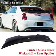 Fit For Chrysler 300 2011-2023 Rear Trunk Lip Spoiler Wing Wickerbill Painted