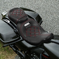 Driver Passenger Seat Two-up Low-profile Fit For Harley Touring Road King 09-23