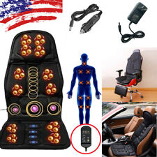 8 Mode Massage Seat Cushion With Heated Back Neck Massager Chair For Carhome Us