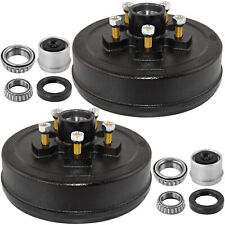 5-lug Trailer Brake Drum Kit 5 On 5 5x5 For 3500 Lbs Axle-l44649