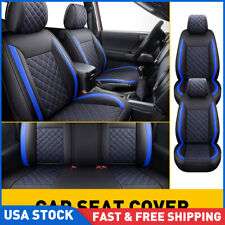 For Toyota Tacoma Crew Cab 4-door 2007-2023 Car 5-seat Covers Pu Leather Cushion