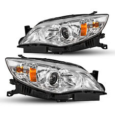 Chrome Headlights Headlamps For 2008-2011 Subaru Impreza Outback Sport Wrx