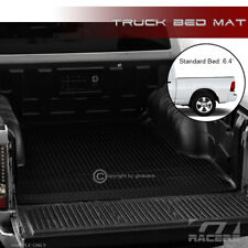For 2019-2023 Dodge Ram 1500 6.4 Ft Blk Rubber Diamond Truck Bed Floor Mat Liner