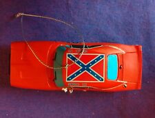 General Lee Dodge Charger Dukes Of Hazzard Car Xmas Ornament With Dixie Horn