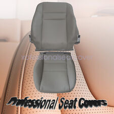 Driver Bottom Top Leather Seat Cover Gray For 2003-2006 Honda Accord 4-door