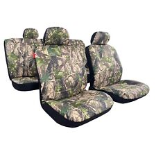 Car Seat Covers Full Set Green Camo Canvas For Jeep Cherokee 2014-on Crew Cab