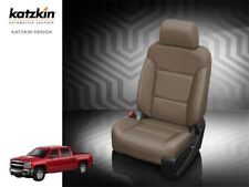 Chevrolet Silverado Crew Cab Katzkin Leather Seat Covers New 