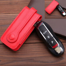 Genuine Leather Car Key Cover Case For Porsche Cayenne Panamera Macan Cayman 911