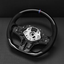 Real Carbon Fiber Flat Customized Sport Steering Wheel For Bmw G30 530 Wheated